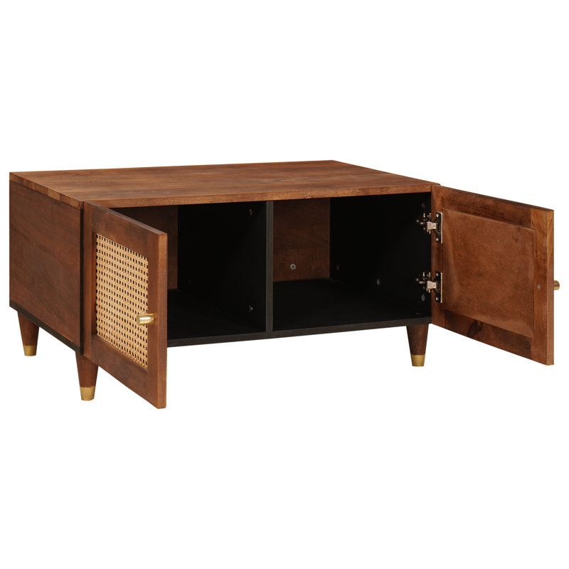 Solid Wood Coffee Table with Storage