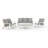 Hips 3 Seater Outdoor Sofa Patio Sofa With Cushion, Wood Grain Outdoor Garden Outdoor Sofa Patio Sofa-1179926953