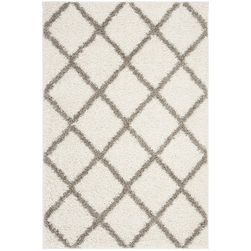 Hudson Geometric Area Rug, Rectangle 122 x 183 cm, Plush 5cm