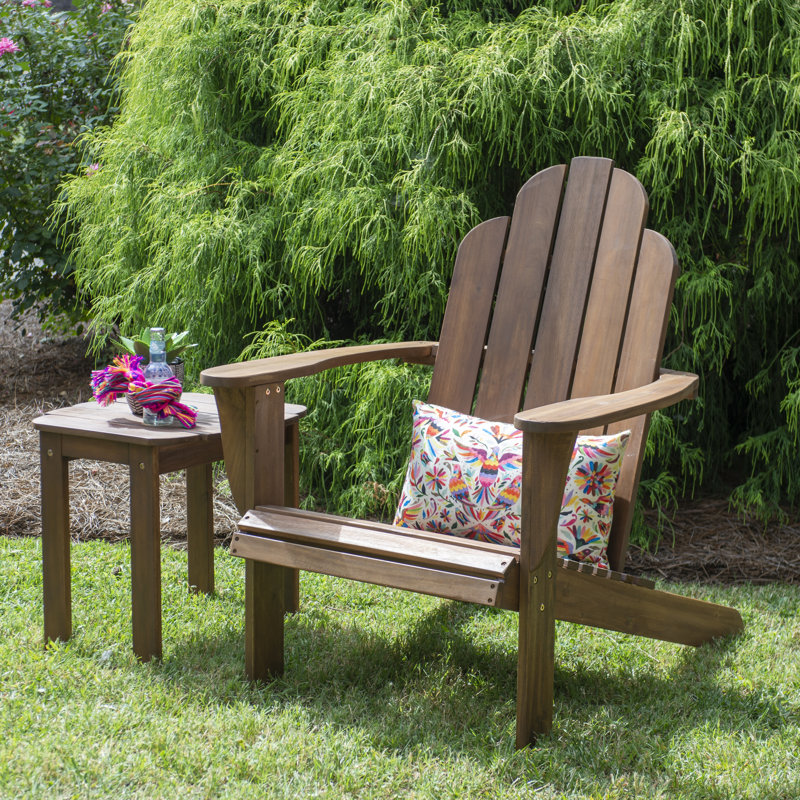 Langport Solid Wood Adirondack Chair, Teak