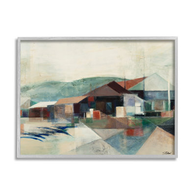 Hillside Valley Village, motifs triangulaires - impression