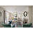 39" Mid-Century Modern 6 - Light Sputnik Sphere Milk Glass Chandelier