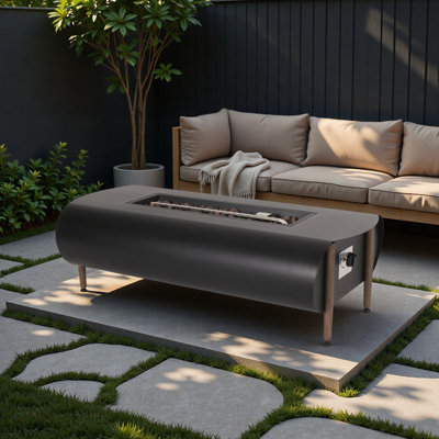 Foyer d'extérieur rectangulaire - 50 000 BTU (couvercle de réservoir non inclus)