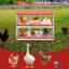Galvanized Steel Chicken Nesting Box, Wall Mount & Freestanding Poultry Laying Box with Roll-Out Tray, Ventilation, Perch for Hens, Ducks, Rabbits-1038609617