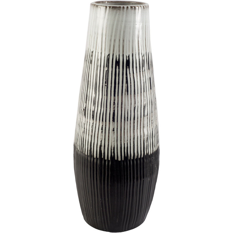 Wiese Ceramic / Porcelain Table Vase, 18.5" H x 7" W x 7" D