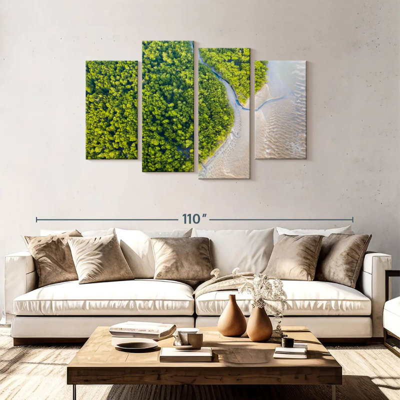 Alvord Dense Amazon Rainforest, 48" H x 75" W