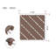 Carreaux de terrasse en plastique emboîtables