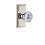 Grandeur Circulaire Rosette Single Dummy with Fontainebleau Crystal Door Knob