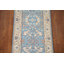 Tapis de couloir oriental bleu clair Oushak 3 x 10