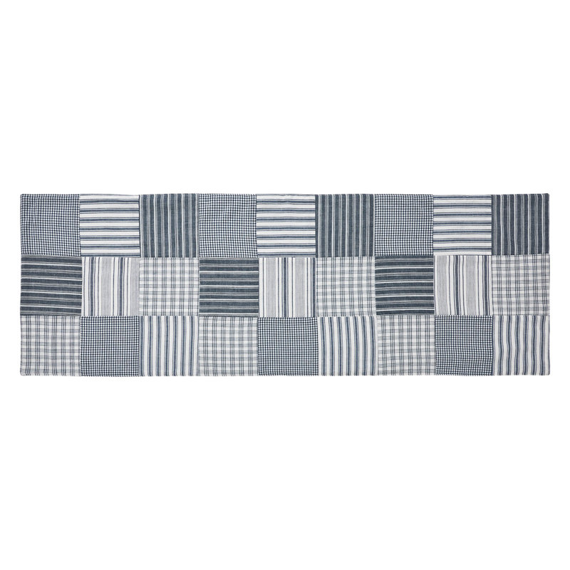Sawyer Mill Blue Runner Quilted 12x36, 36" x 12"