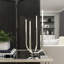 Bianca Stainless Steel Tabletop Candelabra