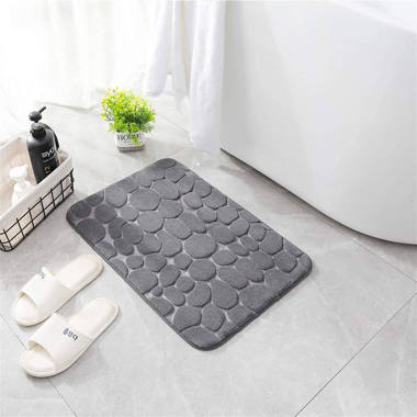 Ebern Designs Yoleth Polyvinyl Chloride Bath Mat with Non-Slip Backing