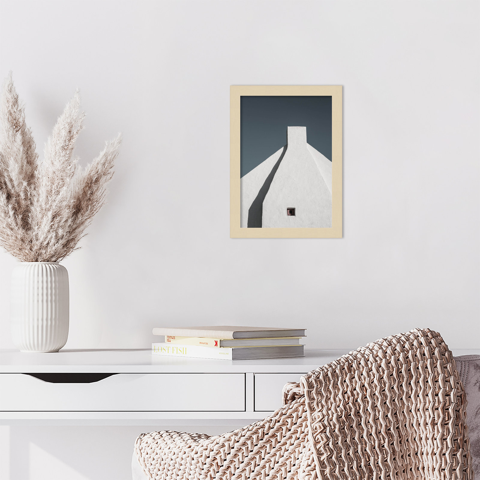Ruebin "Archi Tek 02" Print, Brown, 13" H x 10" W