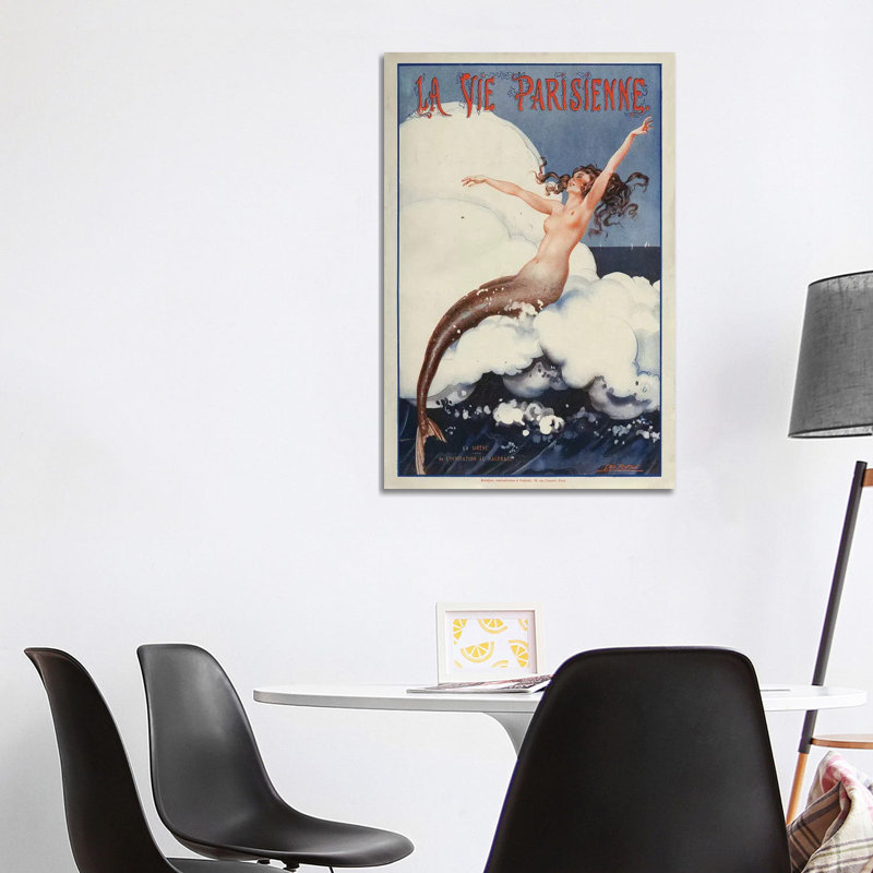 1924 La Vie Parisienne Magazine Cover by Leo Fontan - Print on Canvas, 30.48cm H x 20.32cm W x 1.91cm D, Wrapped Canvas