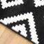 Tapis noir à motif géométrique Nina-32240183