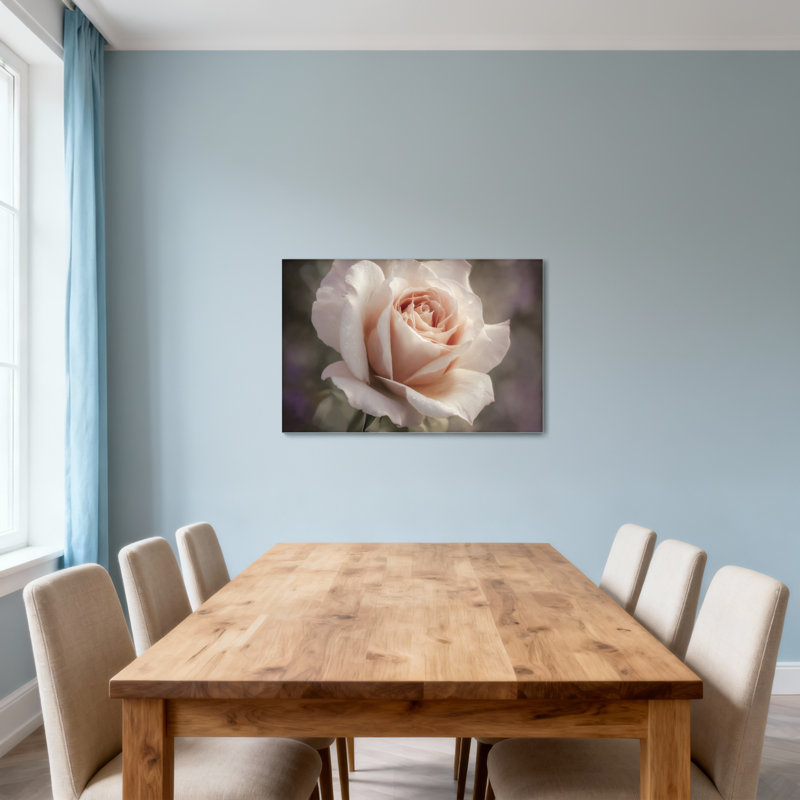 Plantes et fleurs, rose doux, gros plan, imprimé floral, H 16 po x l 24 po