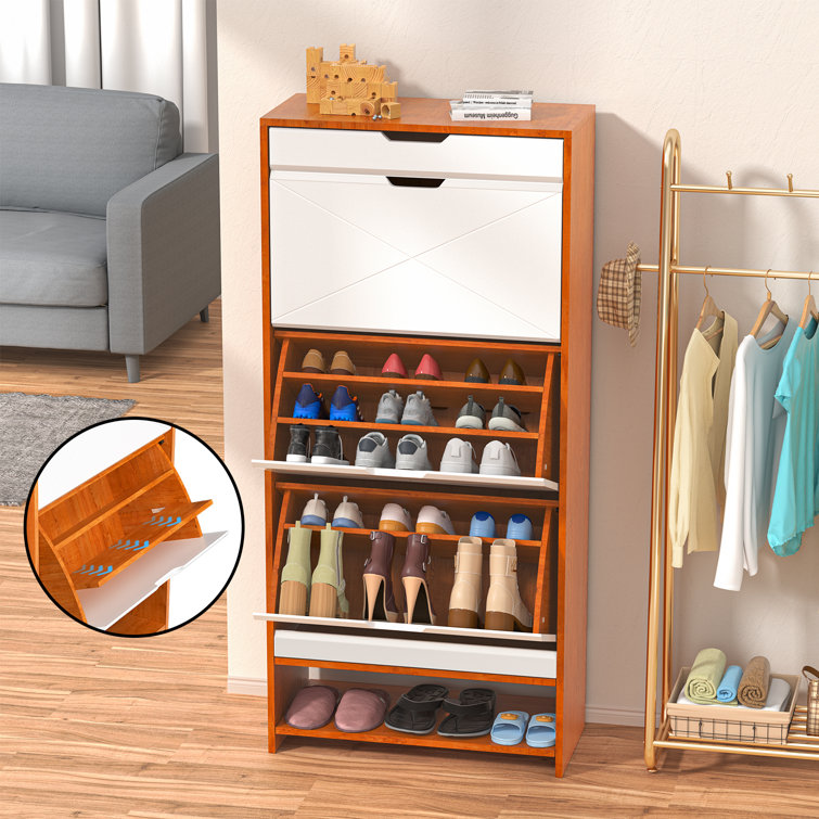 30 Pair Shoe Storage Cabinet Latitude Run