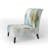 My Greenhouse Cottage Flowers IV - Traditional Velvet Upholstered Slipper Chair