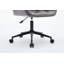 Chaise de bureau en velours à roulettes Elegent