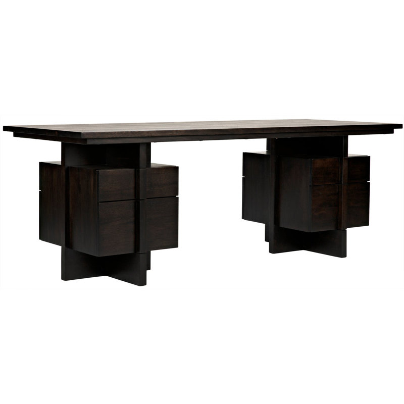 Bridge Solid Wood Writing Desk
