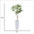 91.5'' Faux Fiddle Tree Tree in Pot