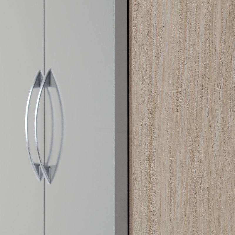 Cascio 2 Door Wardrobe, Grey