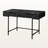 Ginaro 2-Drawer Black Finish Computer Desk With Black Metal Leg, 29.82" H X 47.06" W X 23.75" D-164994294