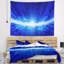 Tapis bleu rougeoyant Abstract-28502991