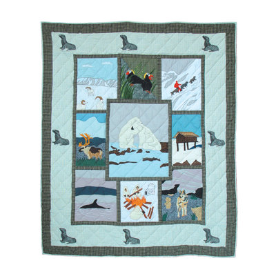 Farmhouse / Country Cotton Patchwork Quilt