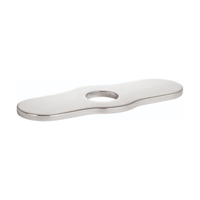 Joleena Hansgrohe Base Plate For Single-Hole Faucets  6-Inch Transitional  Base Plate For Bathtub Faucet In Chrome, 04778000