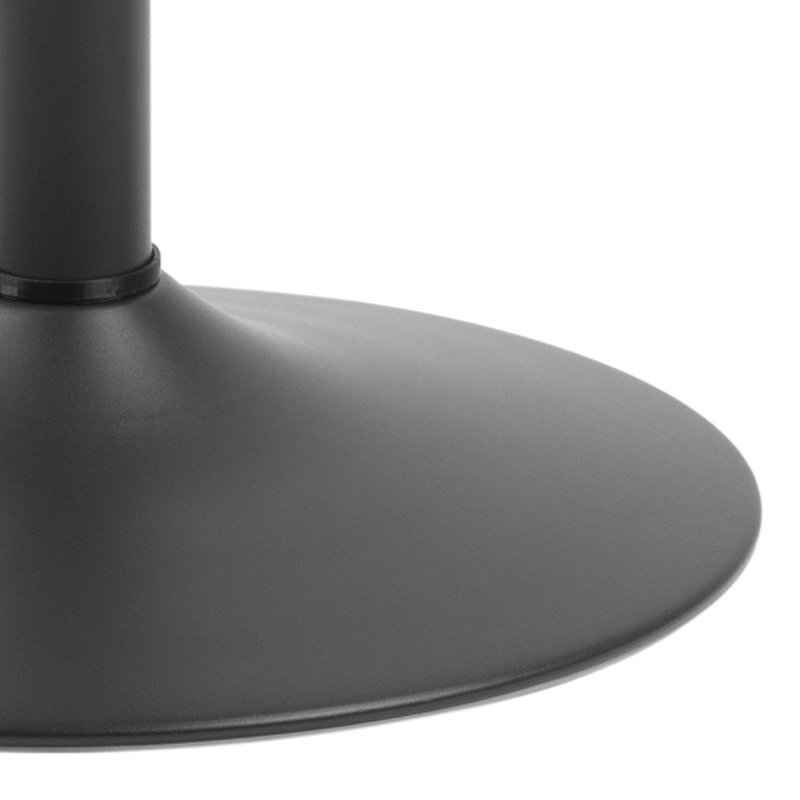 Ickes Round Metal Base Dining Table, 105cm H x 60cm L x 60cm W