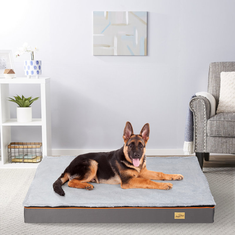 Orthopedic Fleece Pet Bed,  Extra Large (4'' H x 47.2'' W x 35.4'' D)