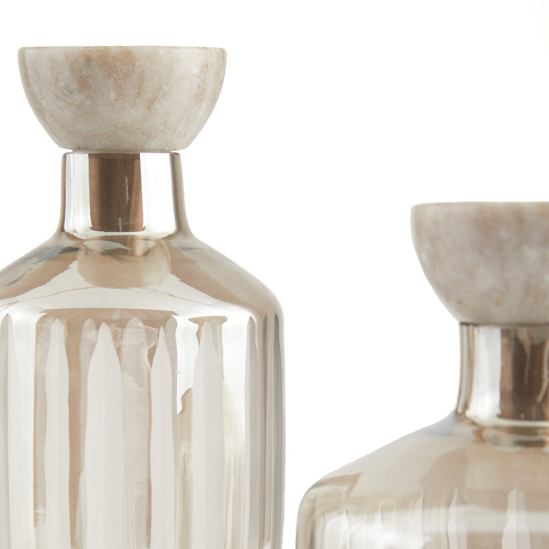 Arielle Decanters, Set Of 2