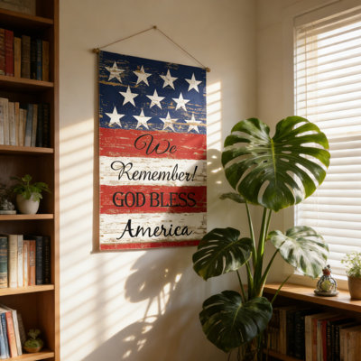 Charmant petit drapeau de jardin à double face, décor de jardin extérieur de 11 x 17 pouces, drapeau des Fêtes polyvalent pour la Saint-Valentin, Pâques, 4 juillet, jour du Souvenir, fête de l'Indépendance et présentation saisonnière de tous les jours