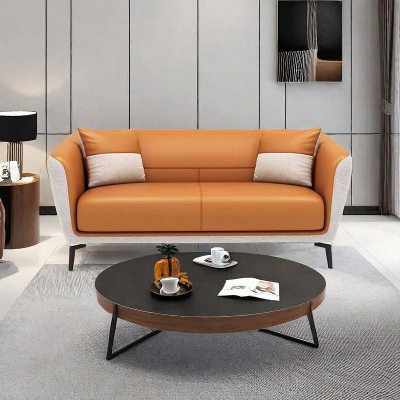 Wilhelm, Orange/Off-White