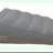 Inflatable Travel Wedge Pillow - Portable Bed Support with Velour Surface for Sleeping, Trip Vacation - Prevent Sliding, Horizontal Indention - Gray