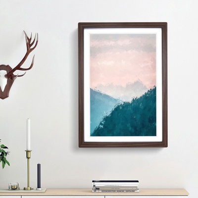 The Forest Angles in Abstract - Picture Frame Graphic Art Print