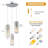 Adjustable Pendant Light Fixture Modern Pendant Light Crystal -1831625034-1871227136