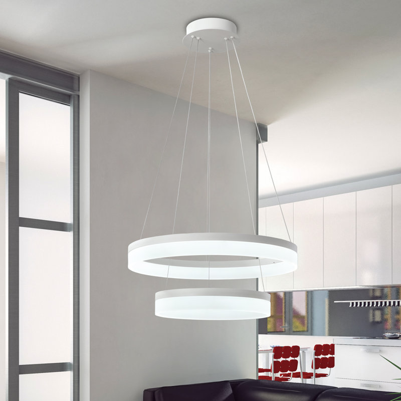 Michie 2 - Light LED Geometric Chandelier