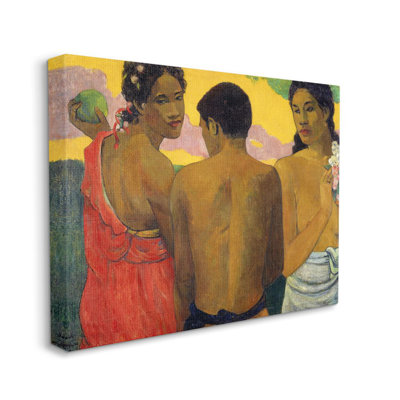 " Sunset Portraits Native Figures Classic " by Paul Gauguin