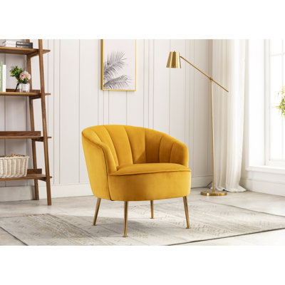 Elisa Velvet Barrel Chair