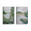 Ensemble de 2 impressions Peaceful Riverside View-1660368338-1660368337