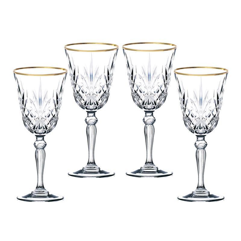 Siena 7.5 oz. Crystal Wine Glass Set