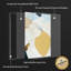 Abstrait aluminium encadré, ensemble de 3 reproductions d'art encadrées sur toile 2-878057854-878055847
