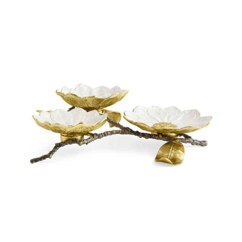 Vintage Bloom Triple Dish