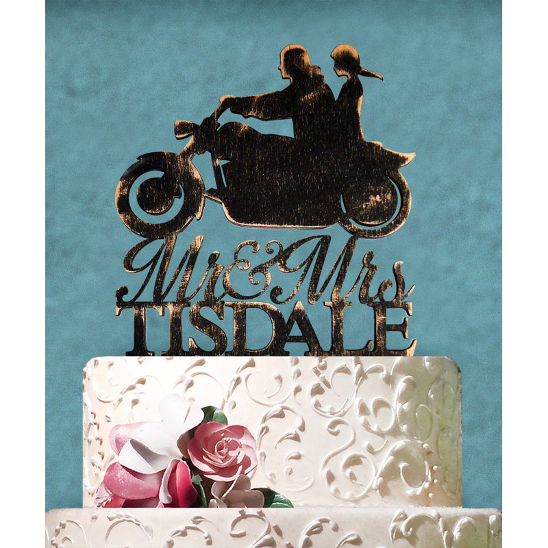 Moto avec M. et Mme avec gâteau, Oui, Noir