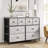 Ojaswi 8-Drawer Dresser, Chest of Drawers with Fabric Storage for Bedroom-1053165759
