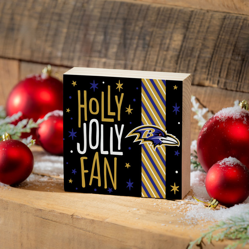 Enseigne murale en bois Baltimore Ravens