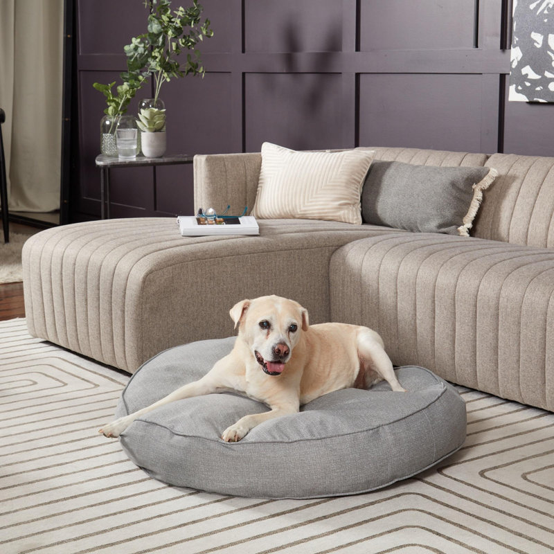 Lit-coussin pour chien Gordie, Gris, Grand (l 36 po x P 36 po x H 6 po)