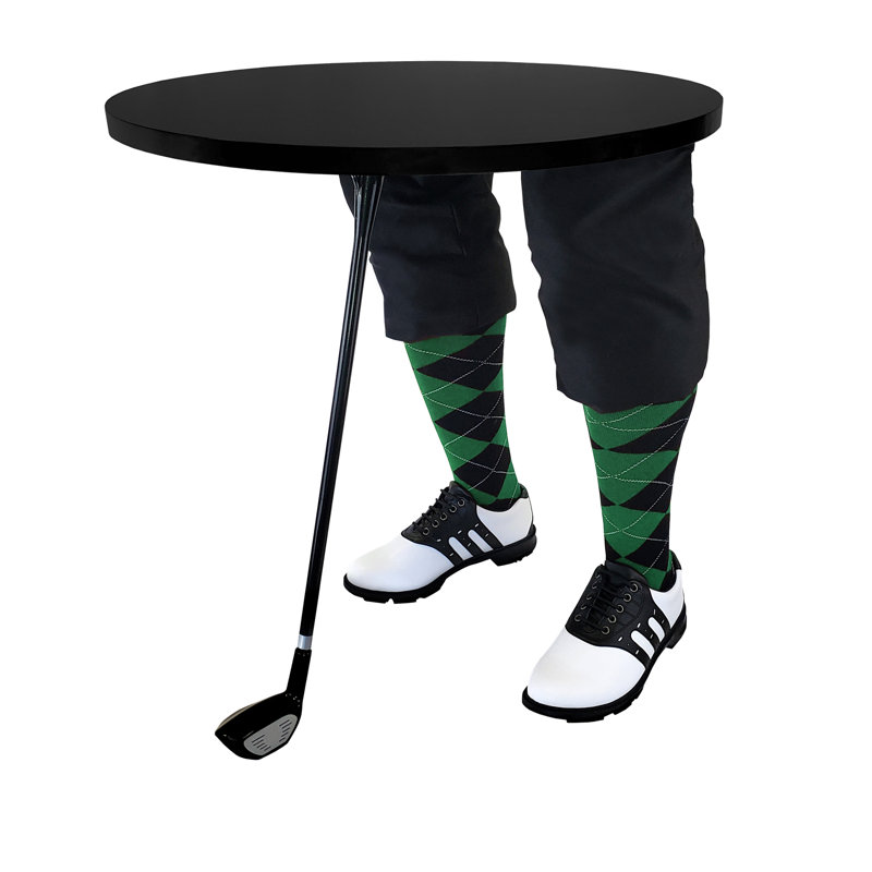 Table de bout abstraite, Noir